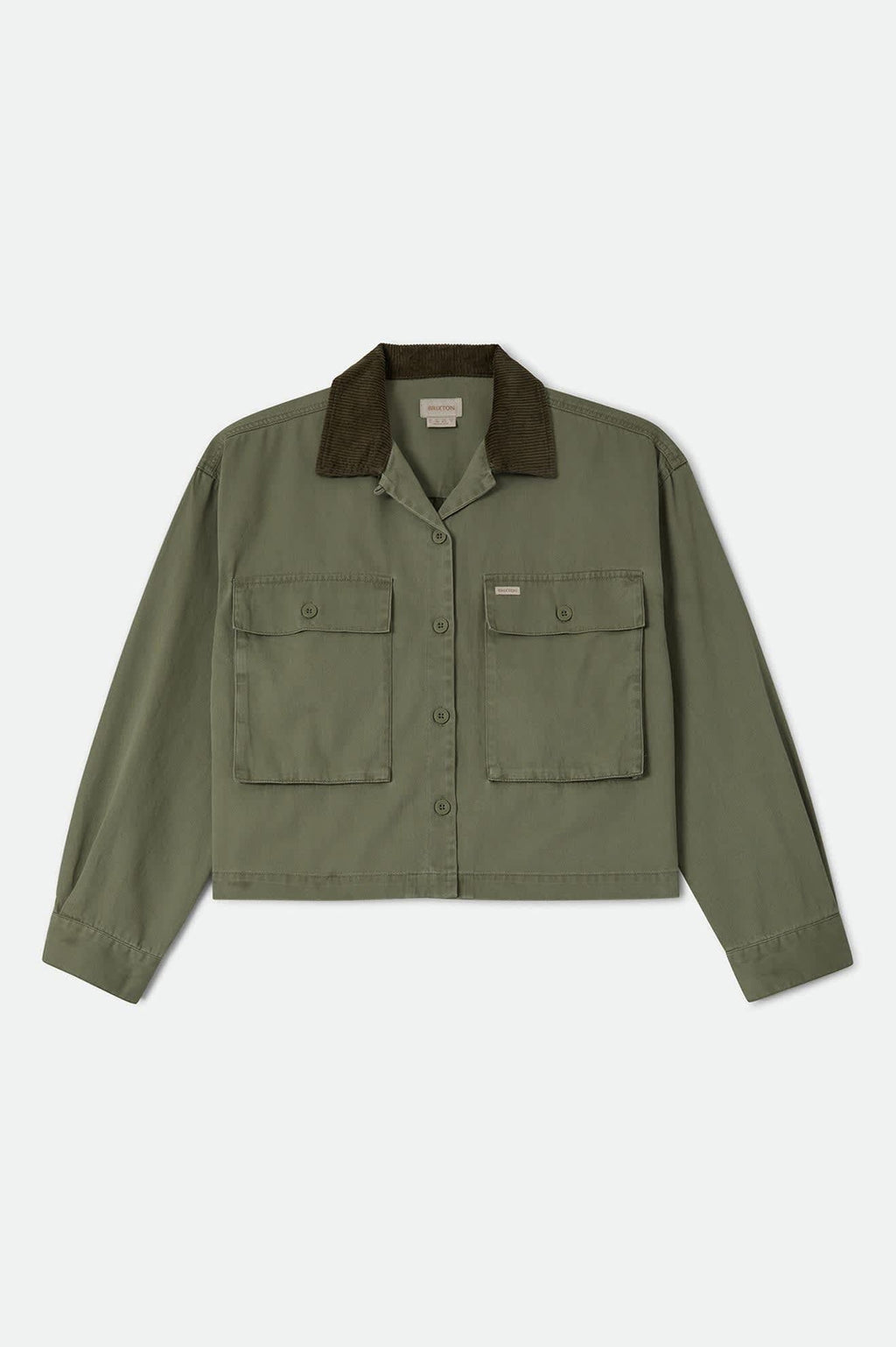 Utopia Overshirt - Washed Olive Surplus
