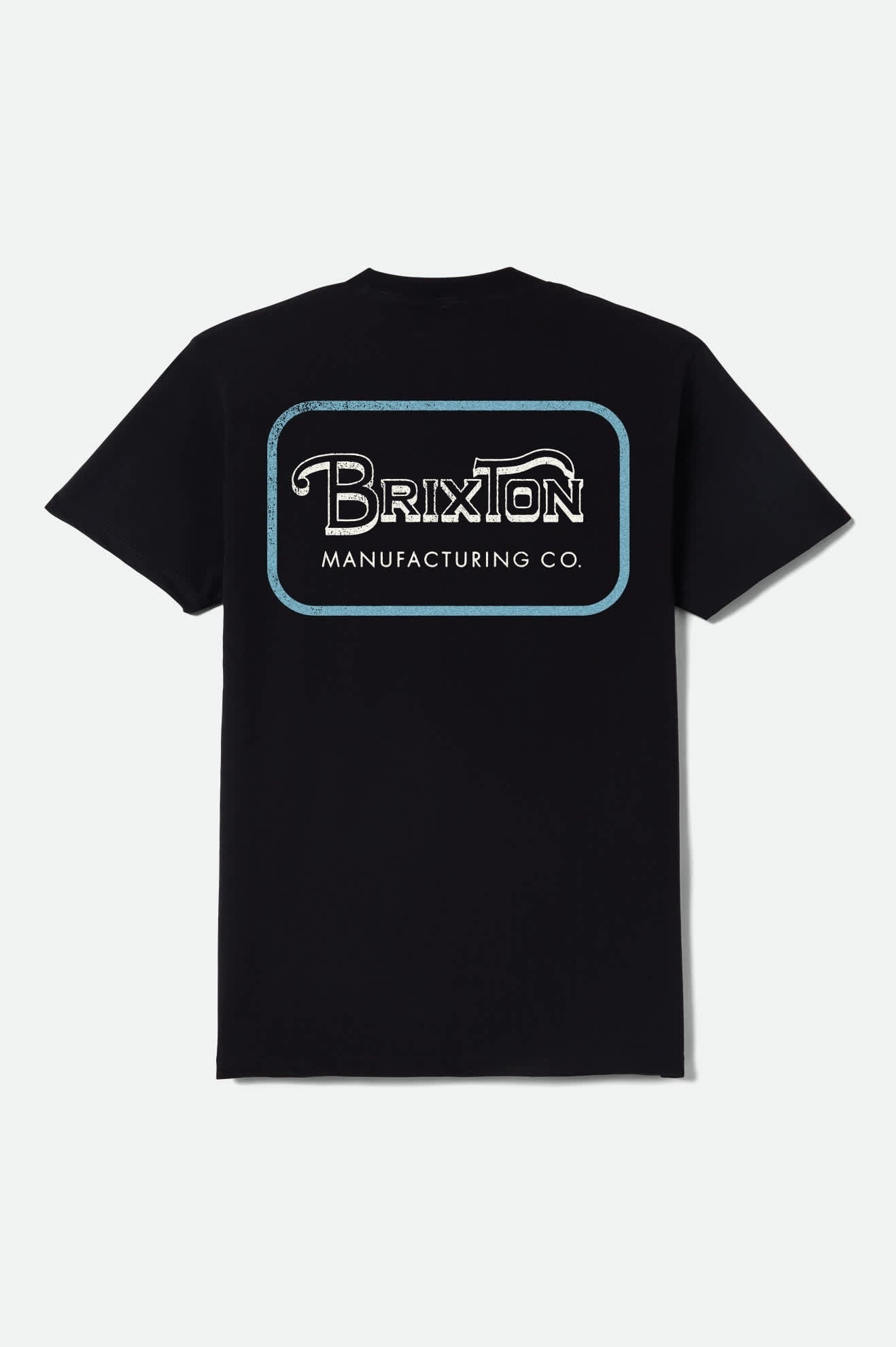 Grade Short Sleeve T-Shirt - Black/Off White/Retro Blue