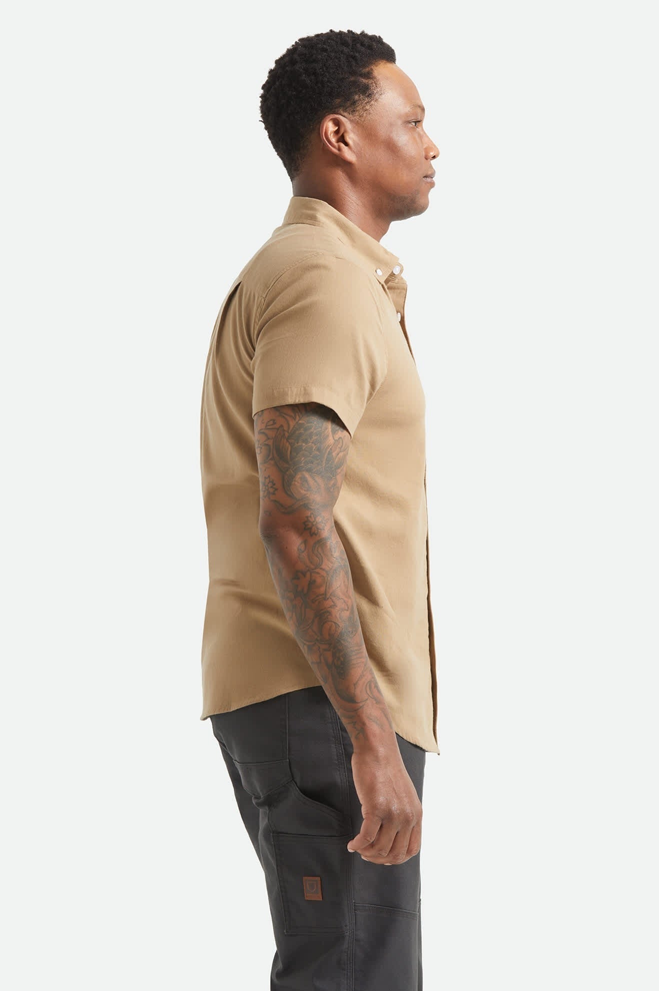 Sanford Oxford Short Sleeve Shirt - Khaki