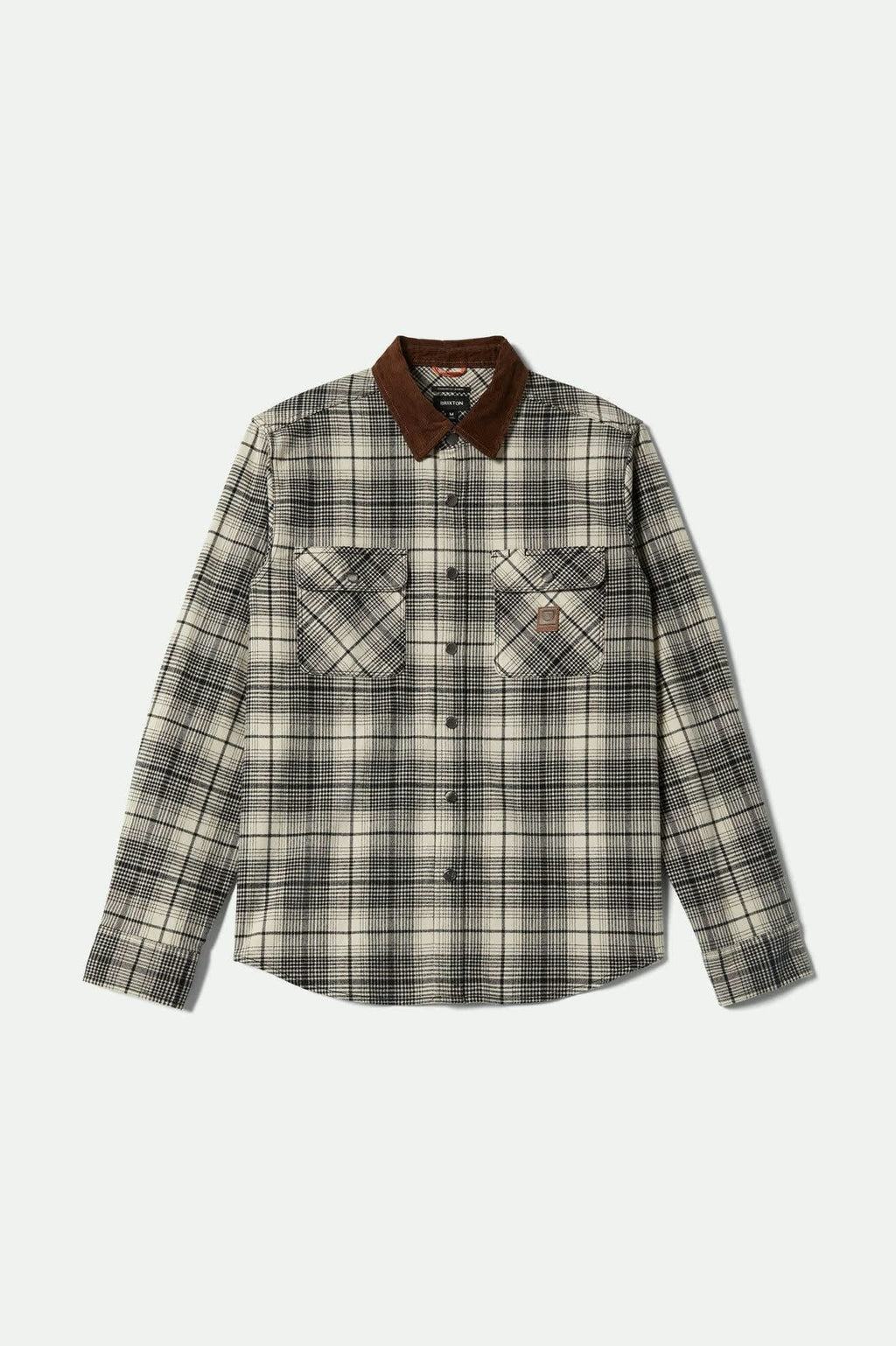 Builders Bowery Performance Flannel - Off White/Black