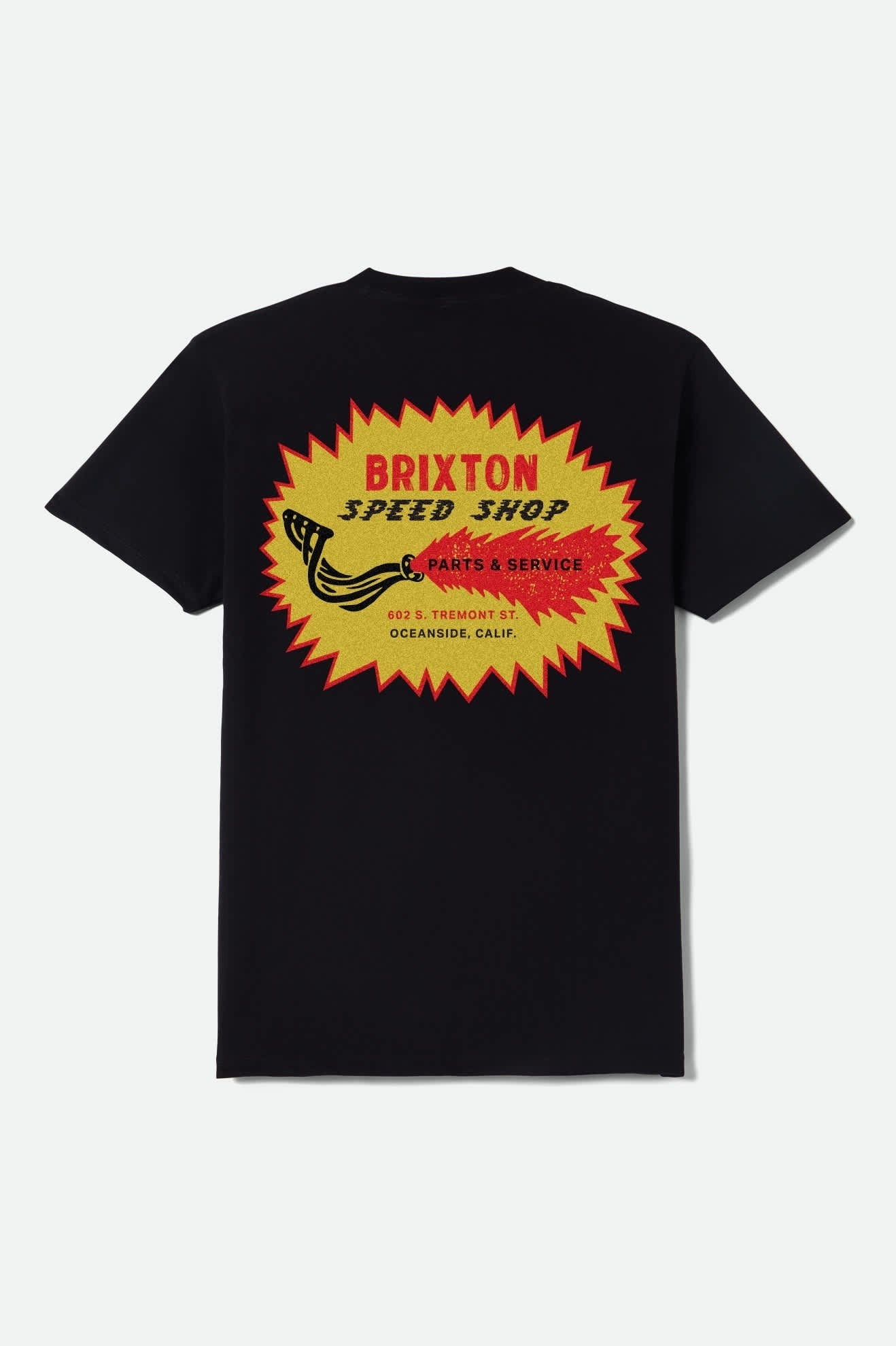 Mavis Short Sleeve T-Shirt - Black Worn Wash
