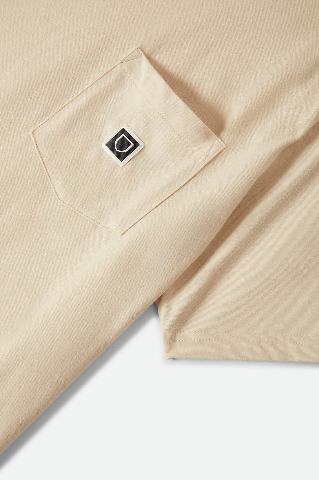 Beta Sheild Short Sleeve Pocket T-Shirt - Cream