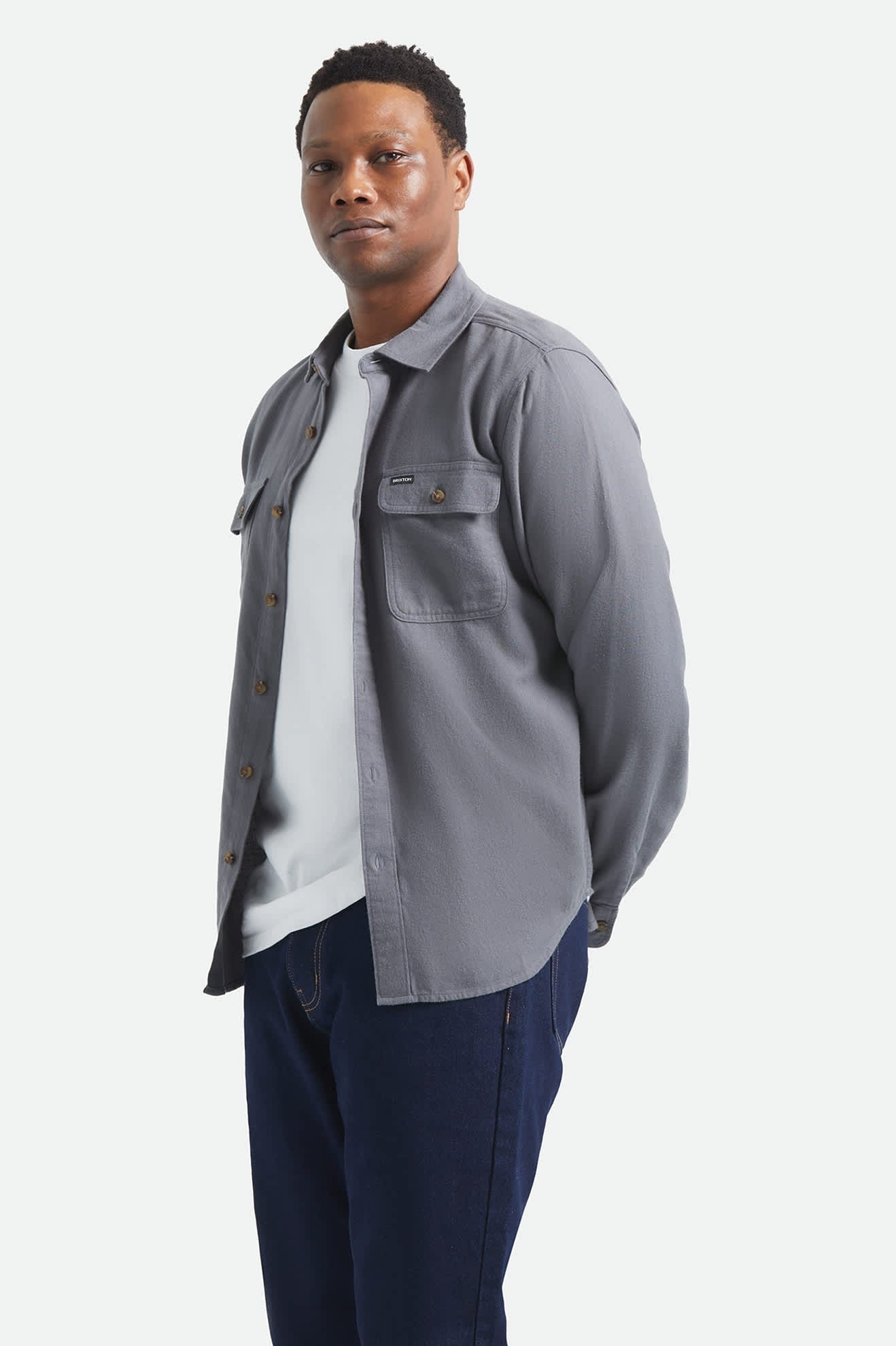Bowery Lightweight Ultra Soft Flannel - Future Grey