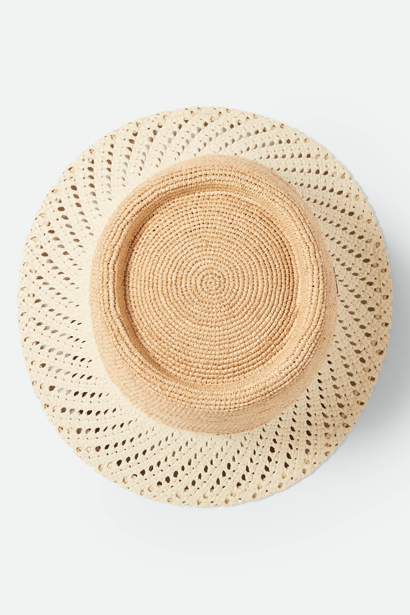 Ellee Festival Straw Bucket Hat - Natural/Natural