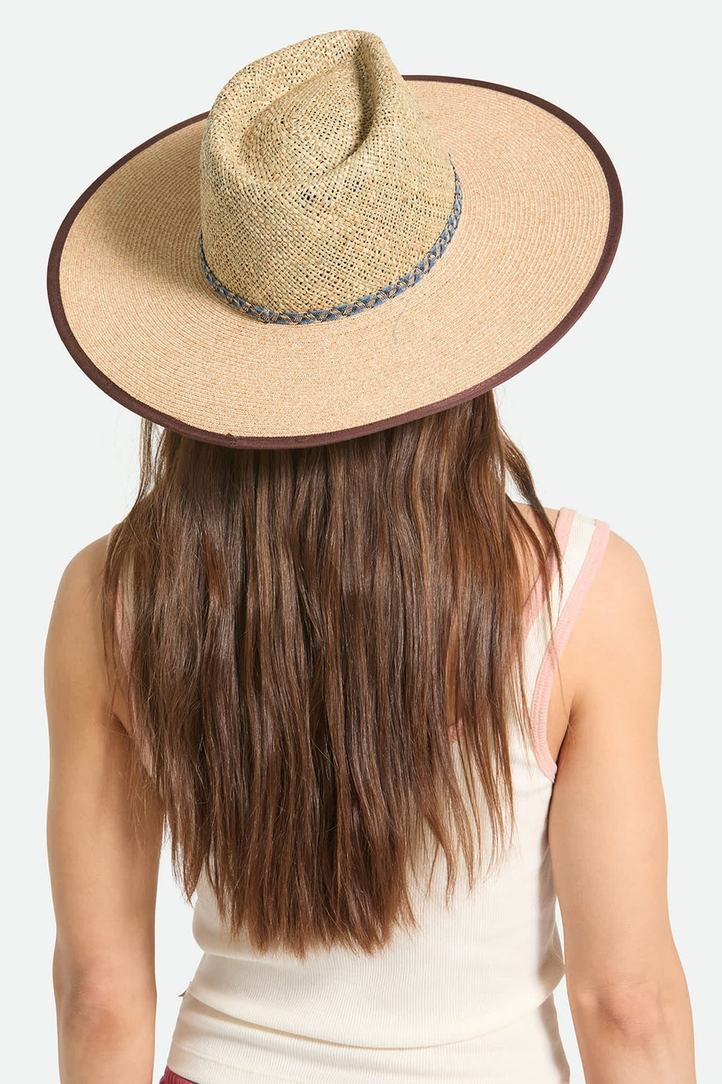 Nova Seagrass Straw Hat - Natural/Black
