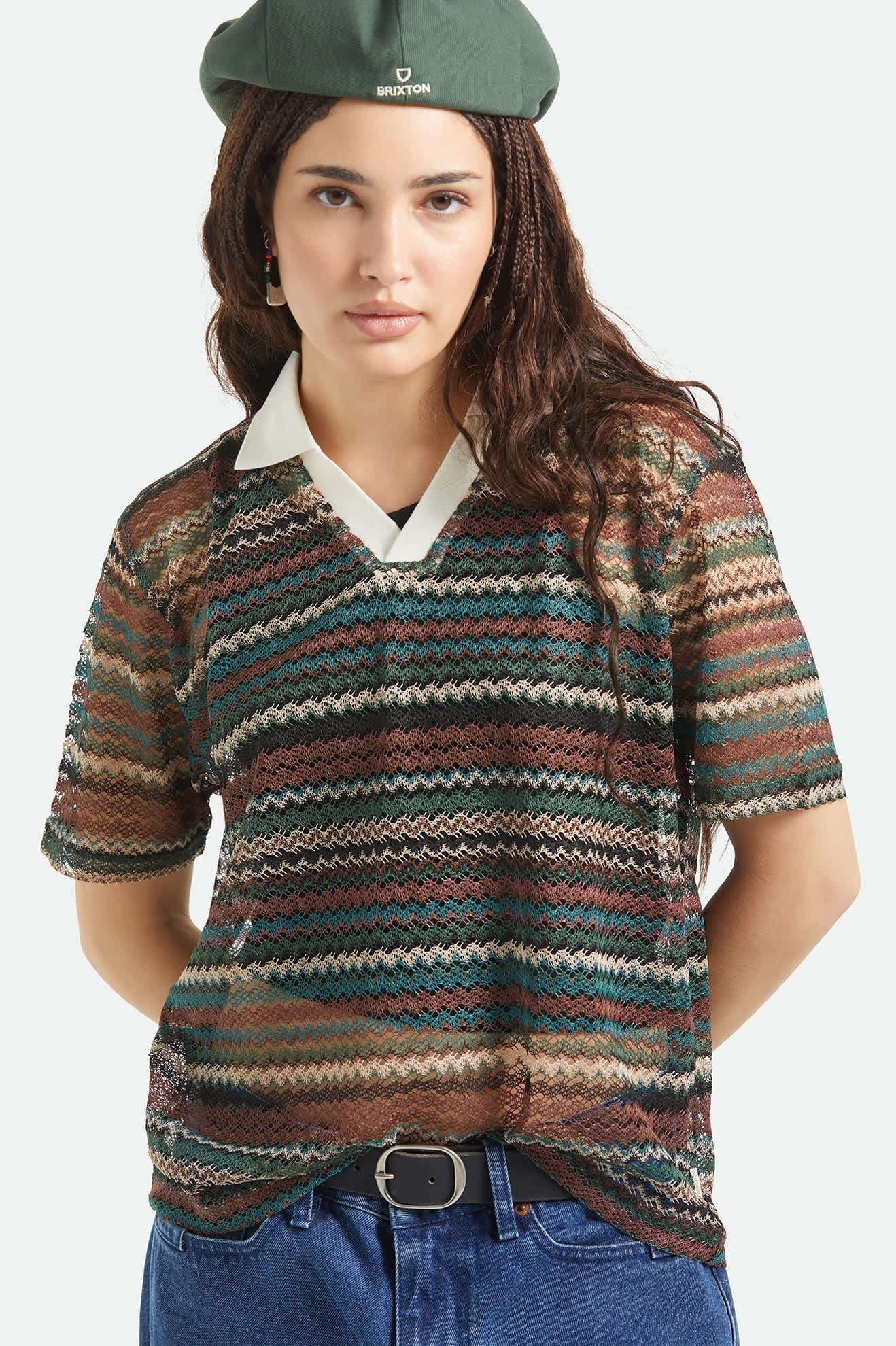 Varsity T-Shirt - Multi Retro Stripe