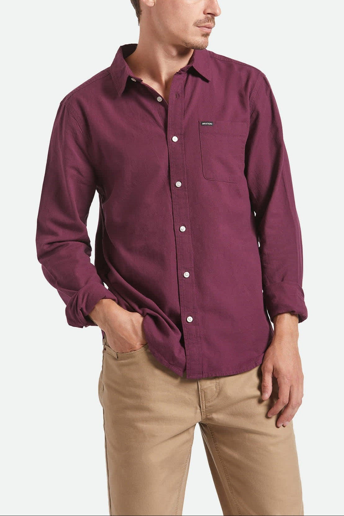 Charter Long Sleeve Shirt - Port