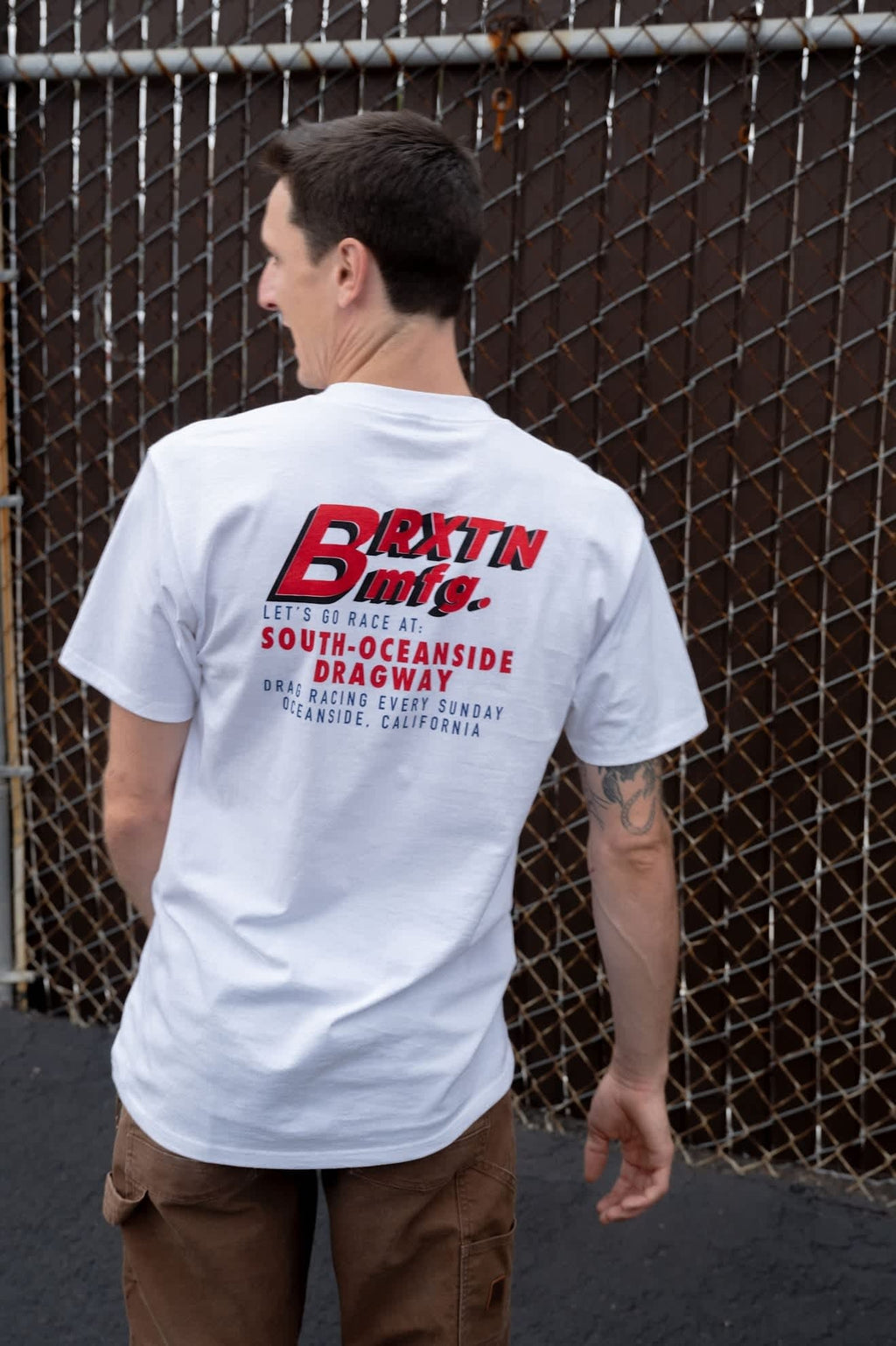 South O Dragway Short Sleeve Standard T-Shirt - White