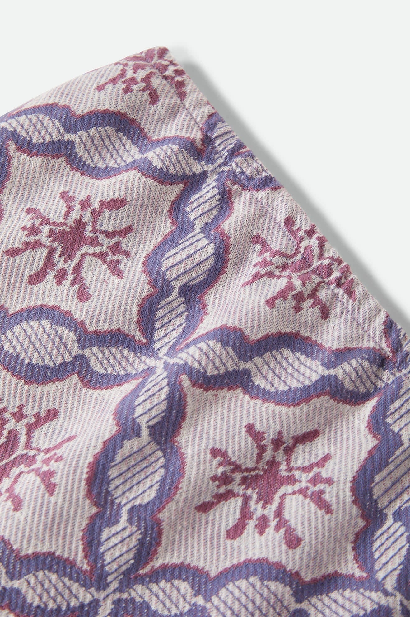 Hot To Go Tube Top - Off White/Blue Tile