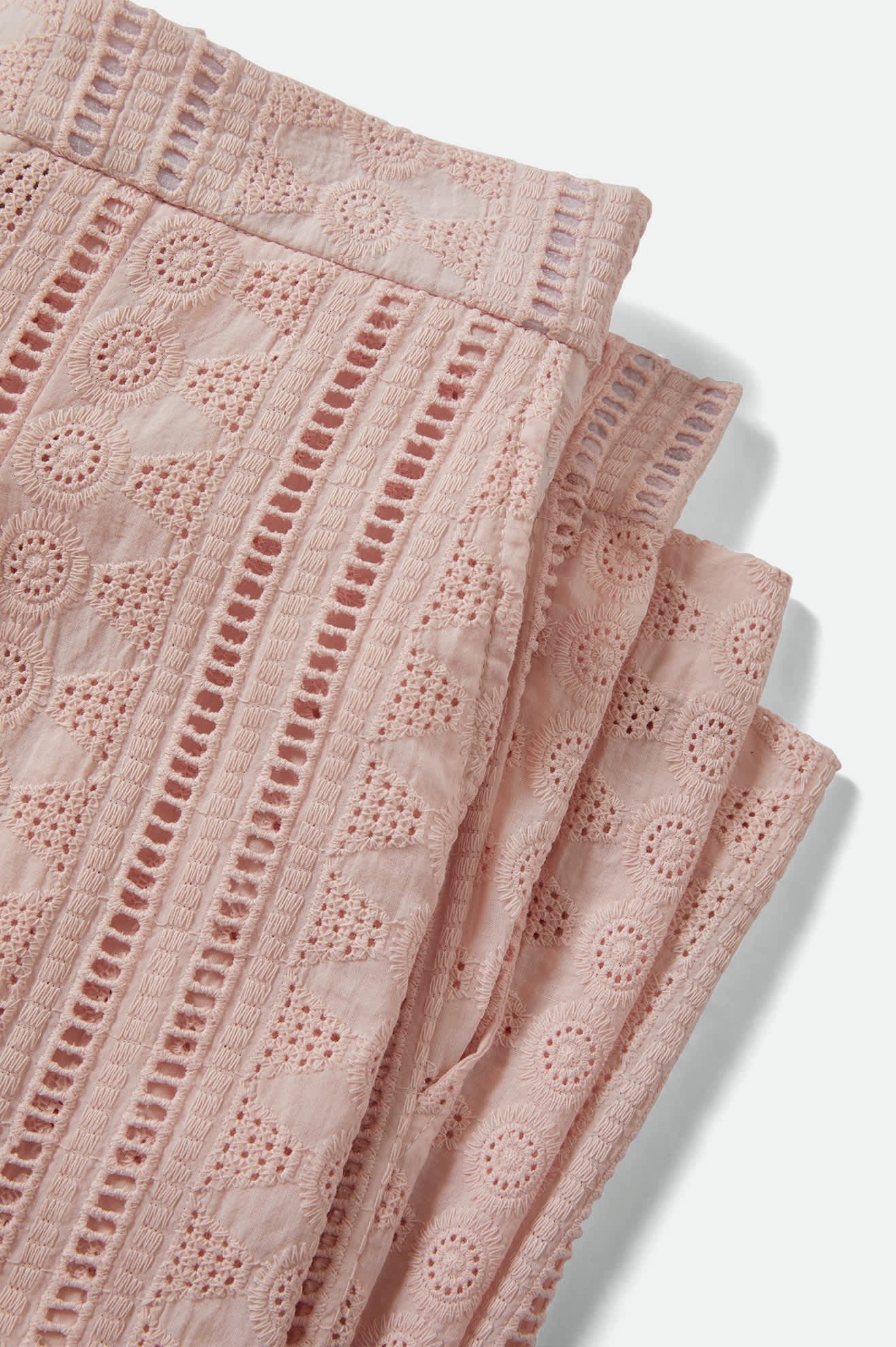 The Mercer Wide Leg Trouser Pant - Chalk Pink