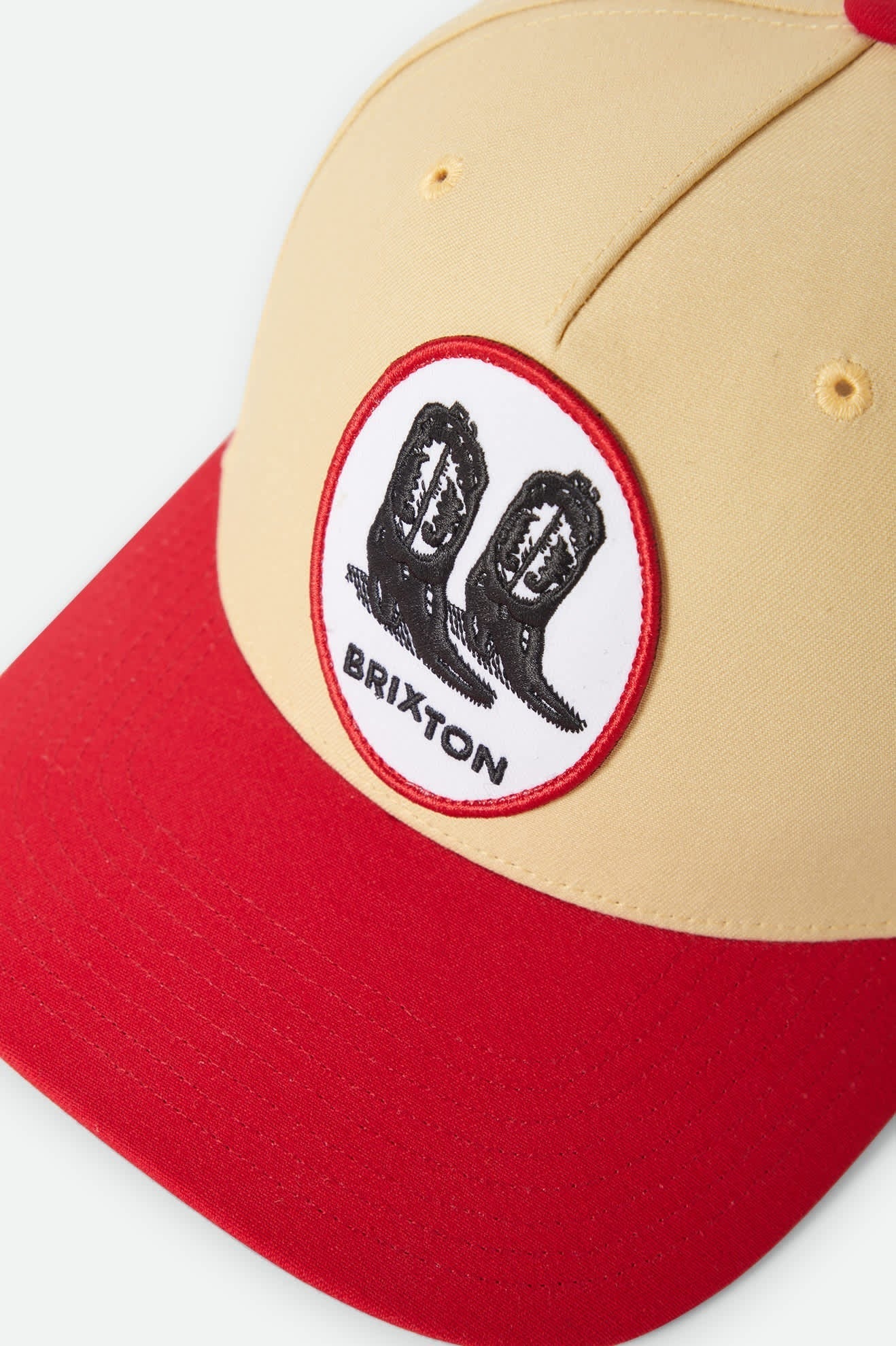 Two Boots Netplus Snapback - Celestial Yellow/Red