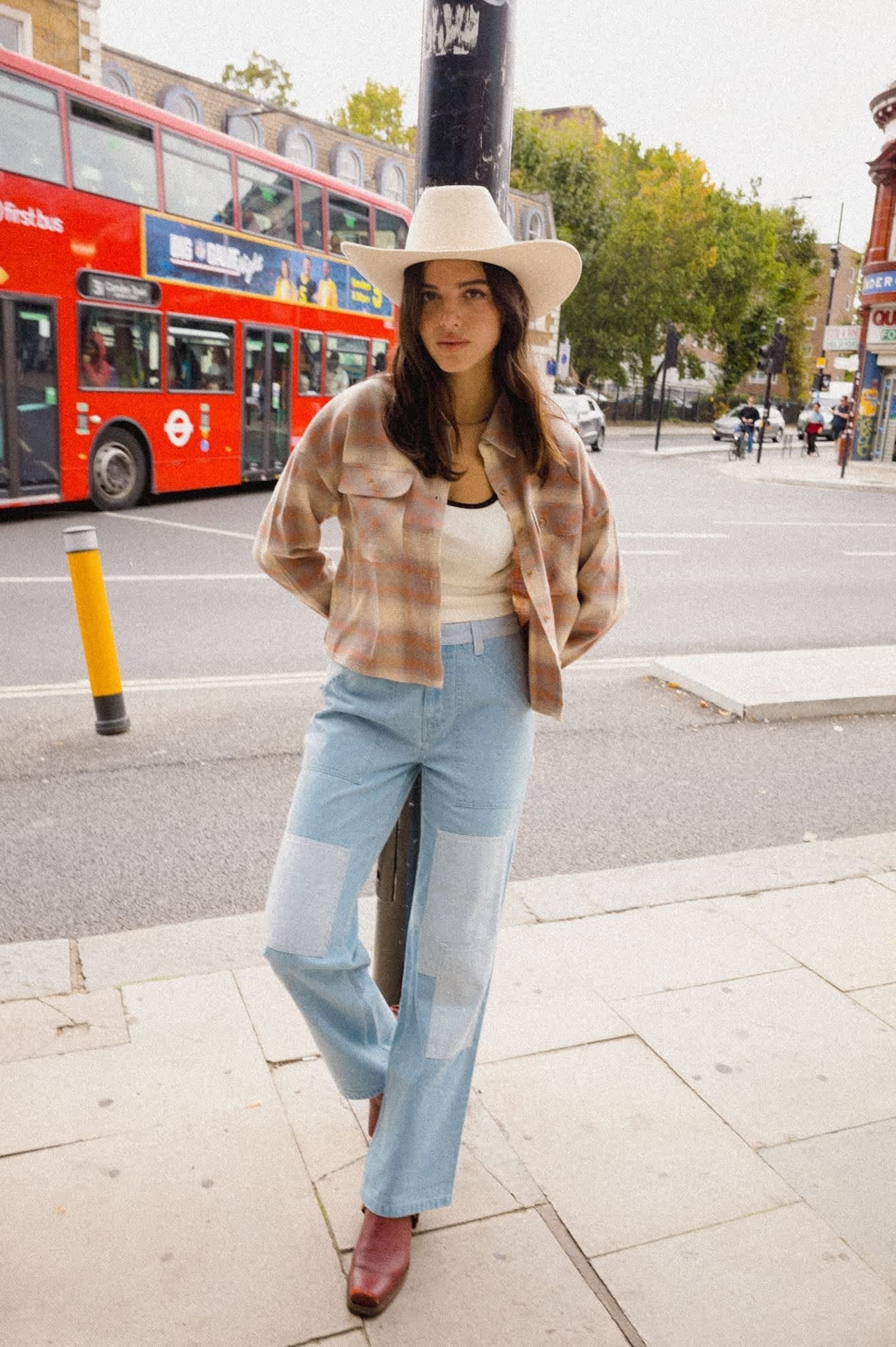 Essex Patchwork Painter Pant - Denim Patchwork