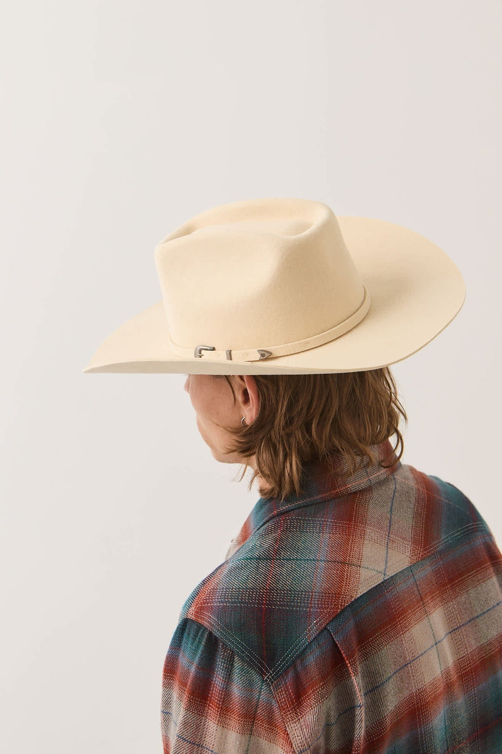 Prescott Brick Top Cowboy Hat - Wax Paper