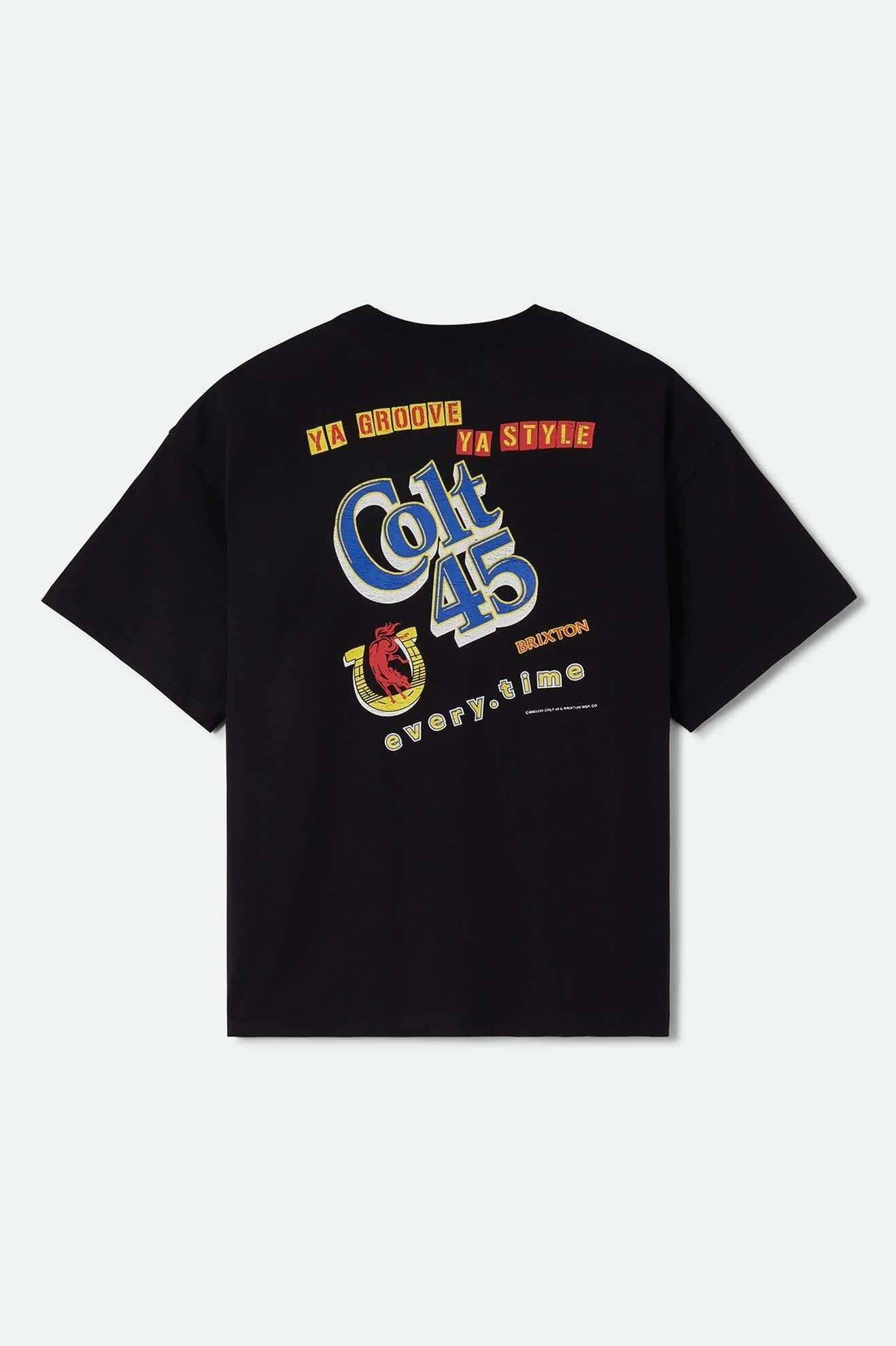 Colt 45 Everytime Short Sleeve Oversized T-Shirt - Black