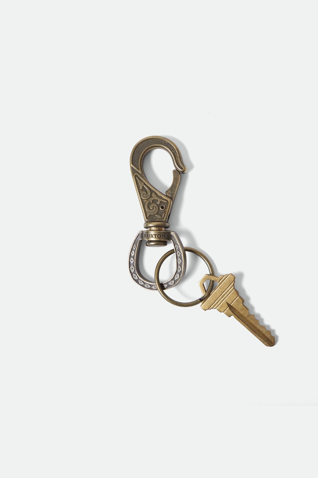 Scroll Keychain - Antique Bronze