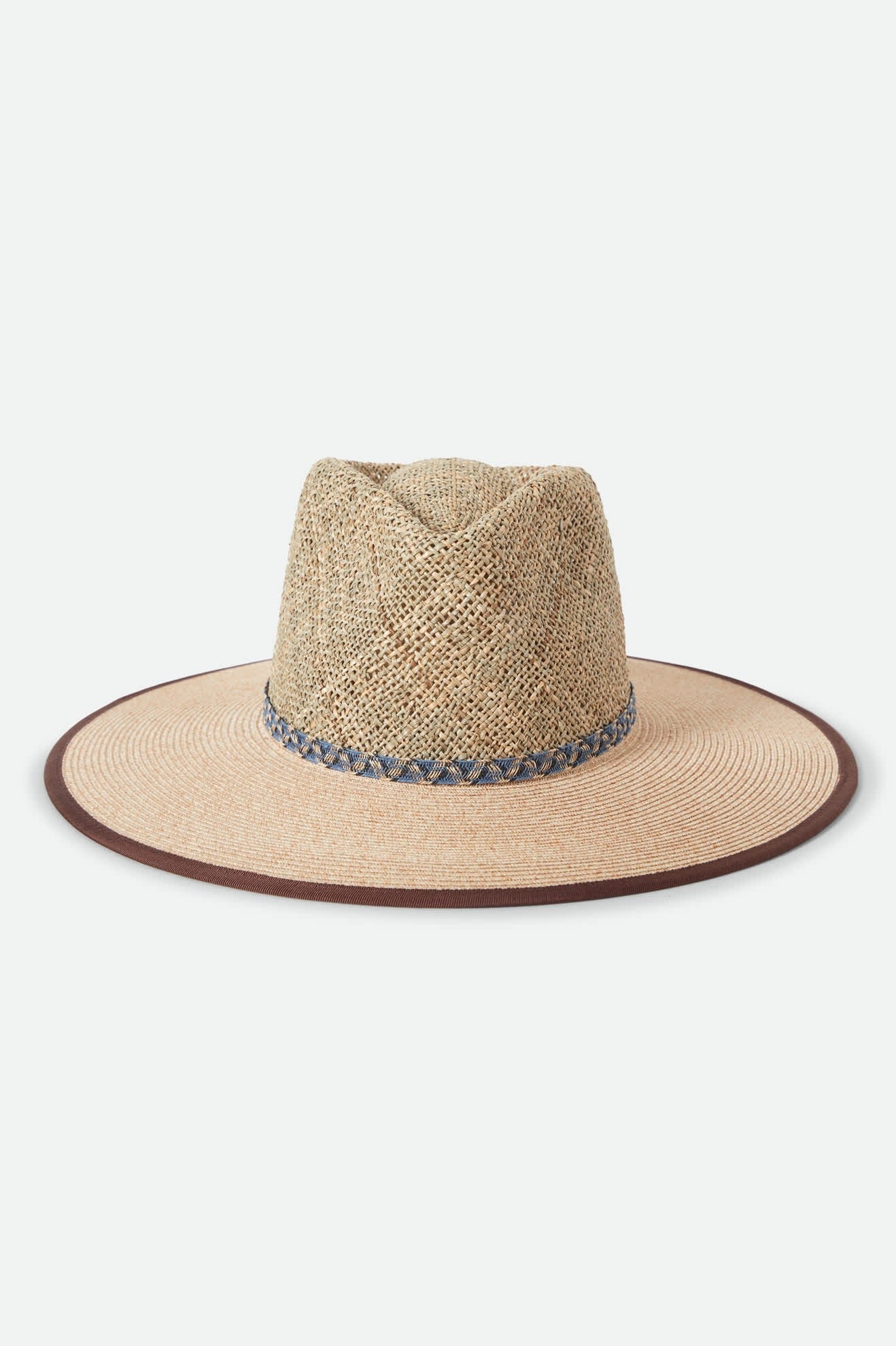 Nova Seagrass Straw Hat - Natural/Black