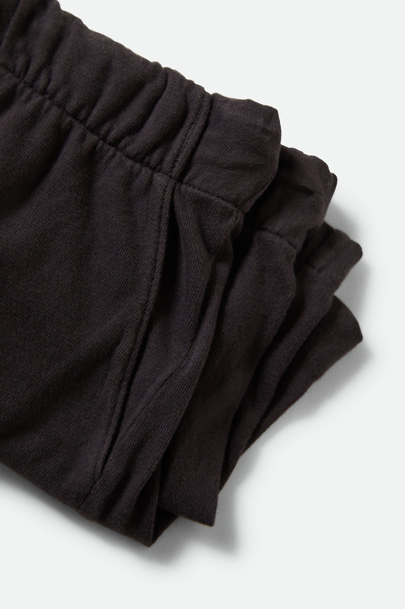 Carefree Organic Garment Dyed Lounge Short - Black