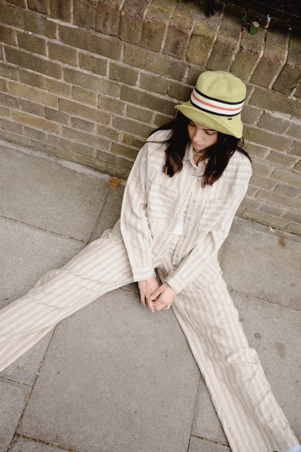 Lounge Pant - Sand Stripe