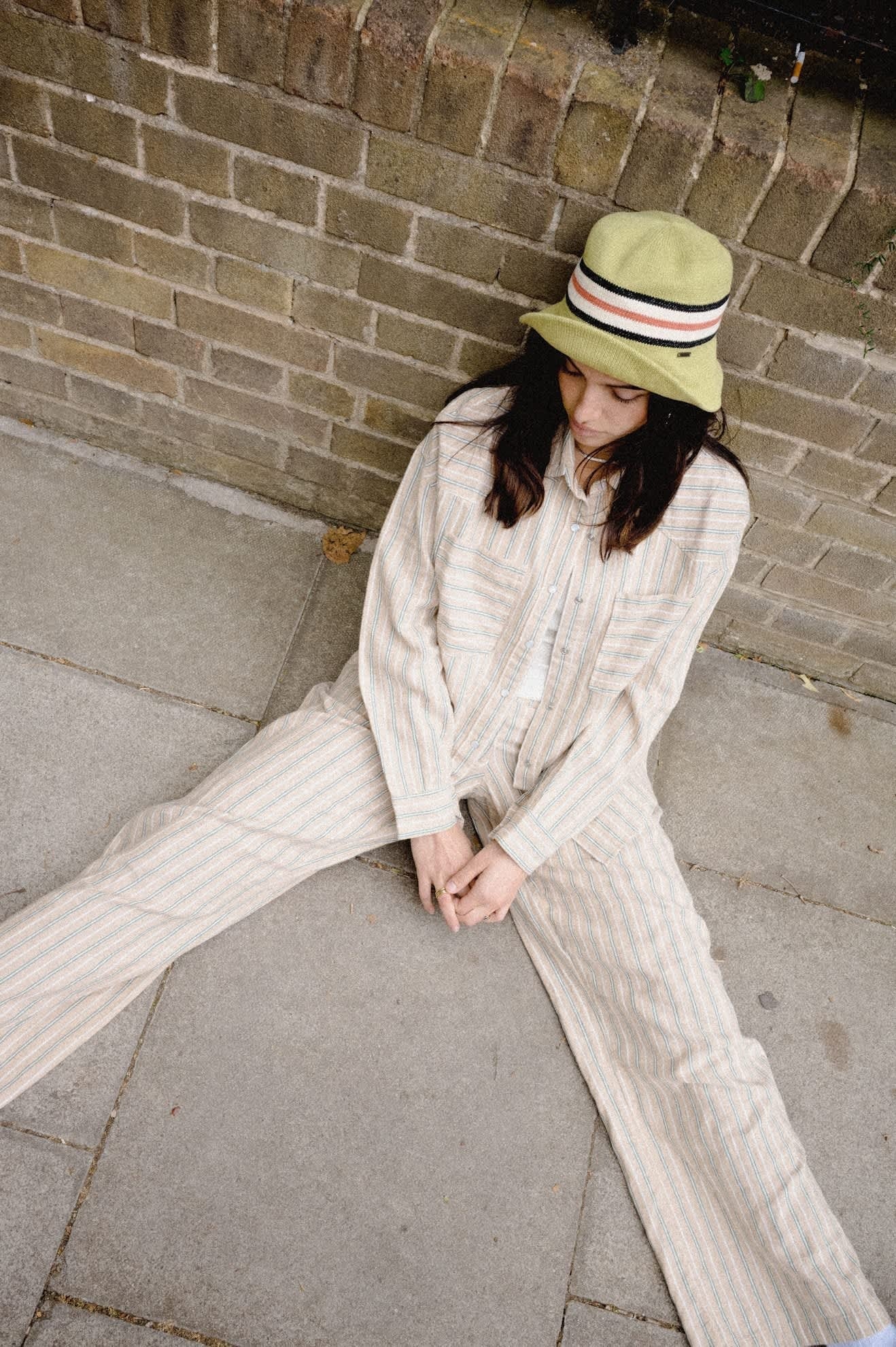 Lounge Pant - Sand Stripe