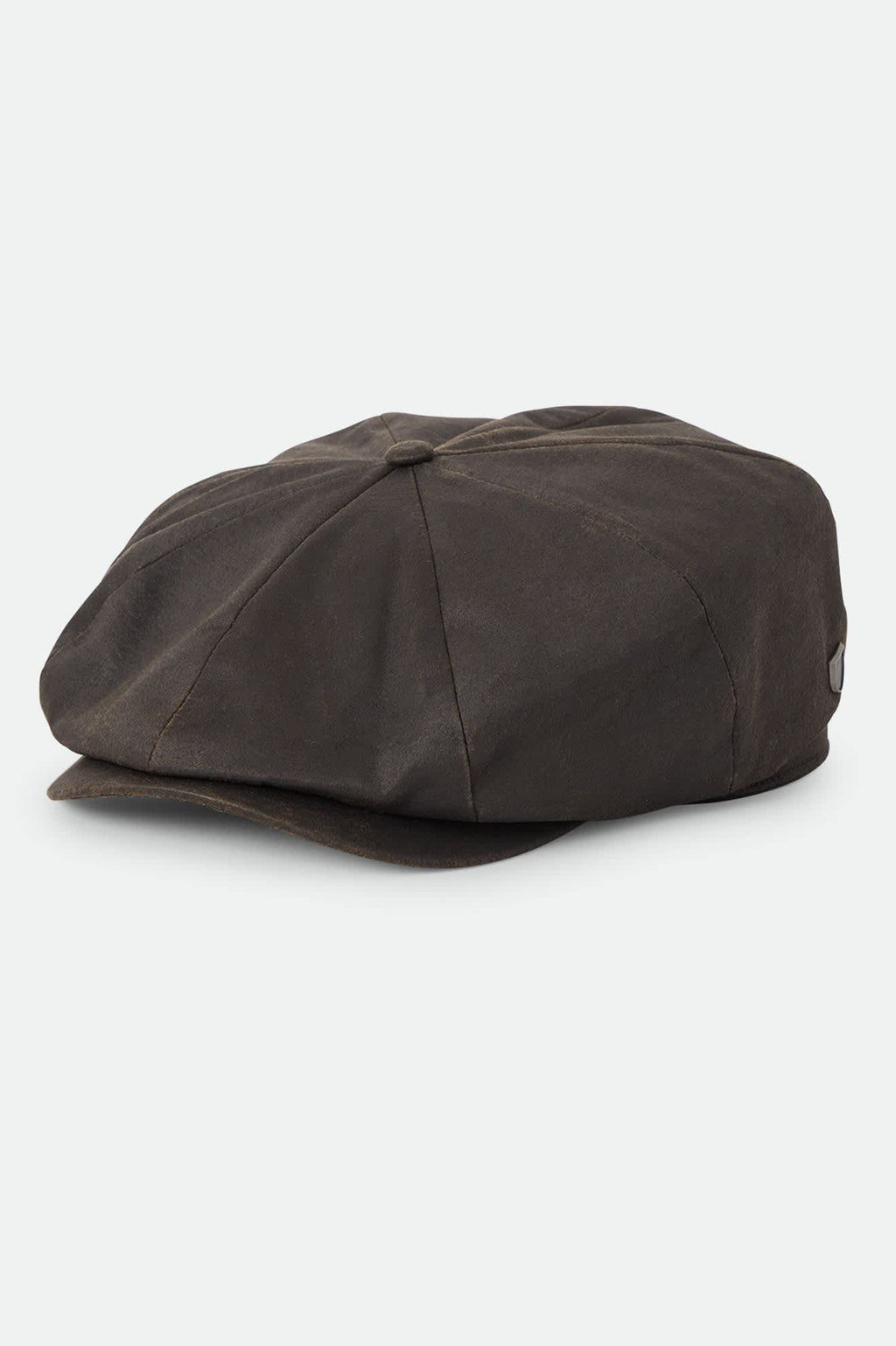 Brood Baggy Flannel Snap Cap - Brown Faux Leather