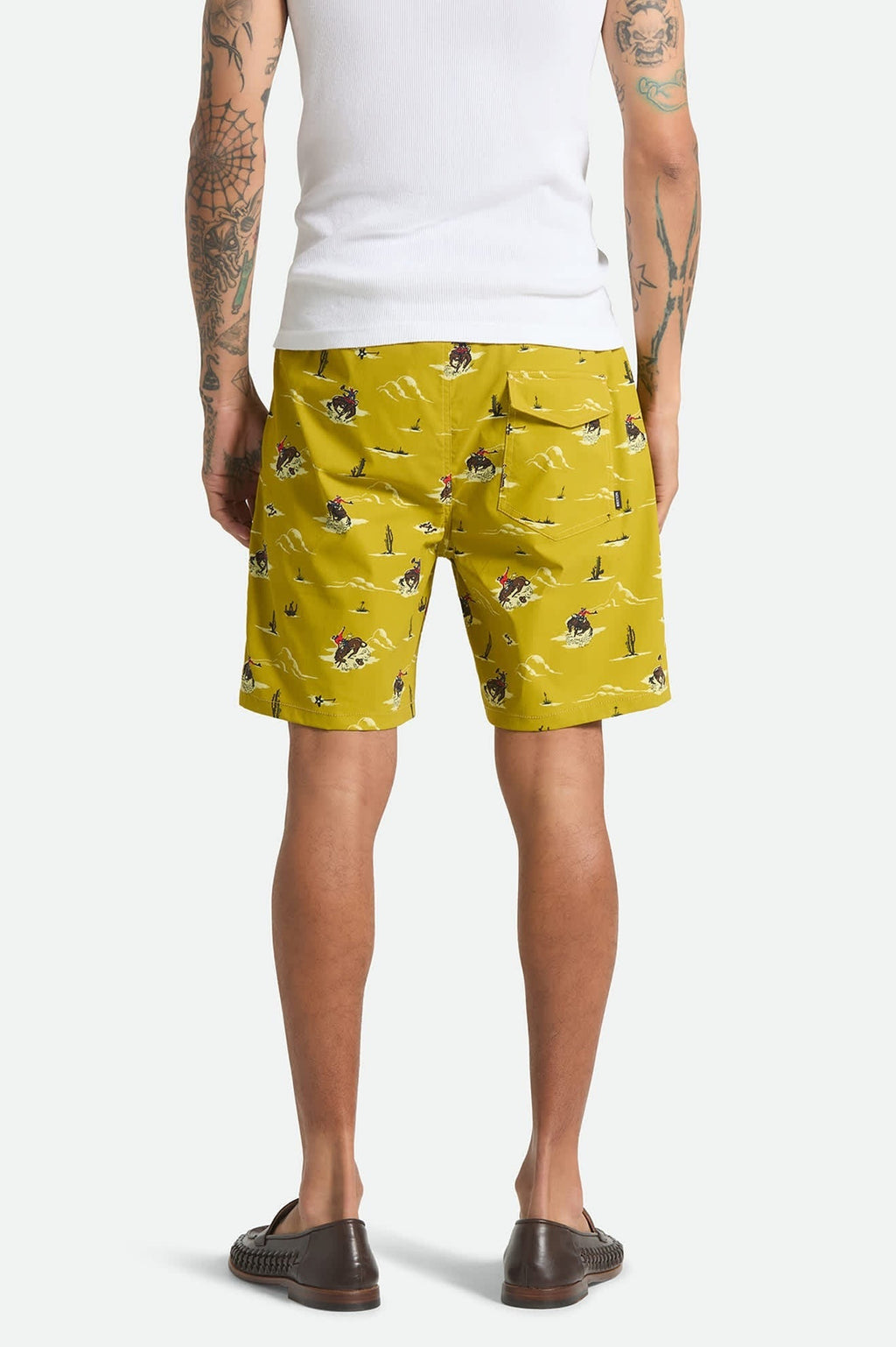 Everyday Stretch Hybrid Short 7" - Texas Gold Lone Star
