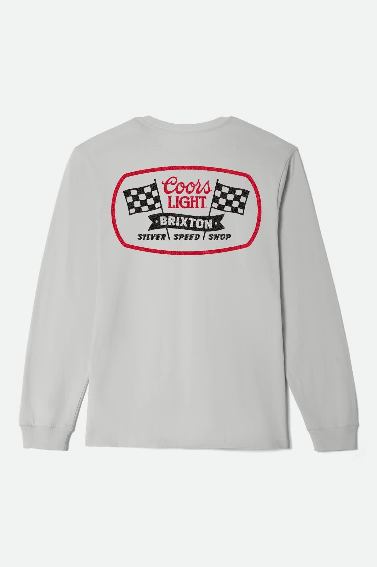 Coors Light Pit Stop L/S Standard T-Shirt - Silver