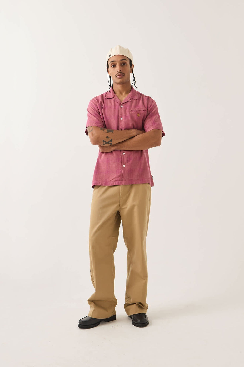 Century Shirt - Pink Shadow Plaid