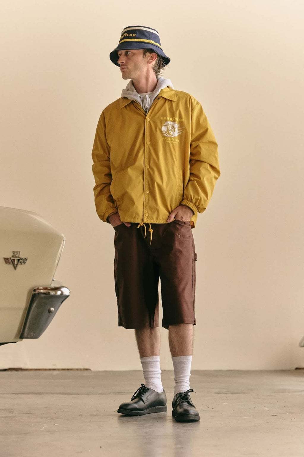 Goodyear Service Bucket Hat - Navy