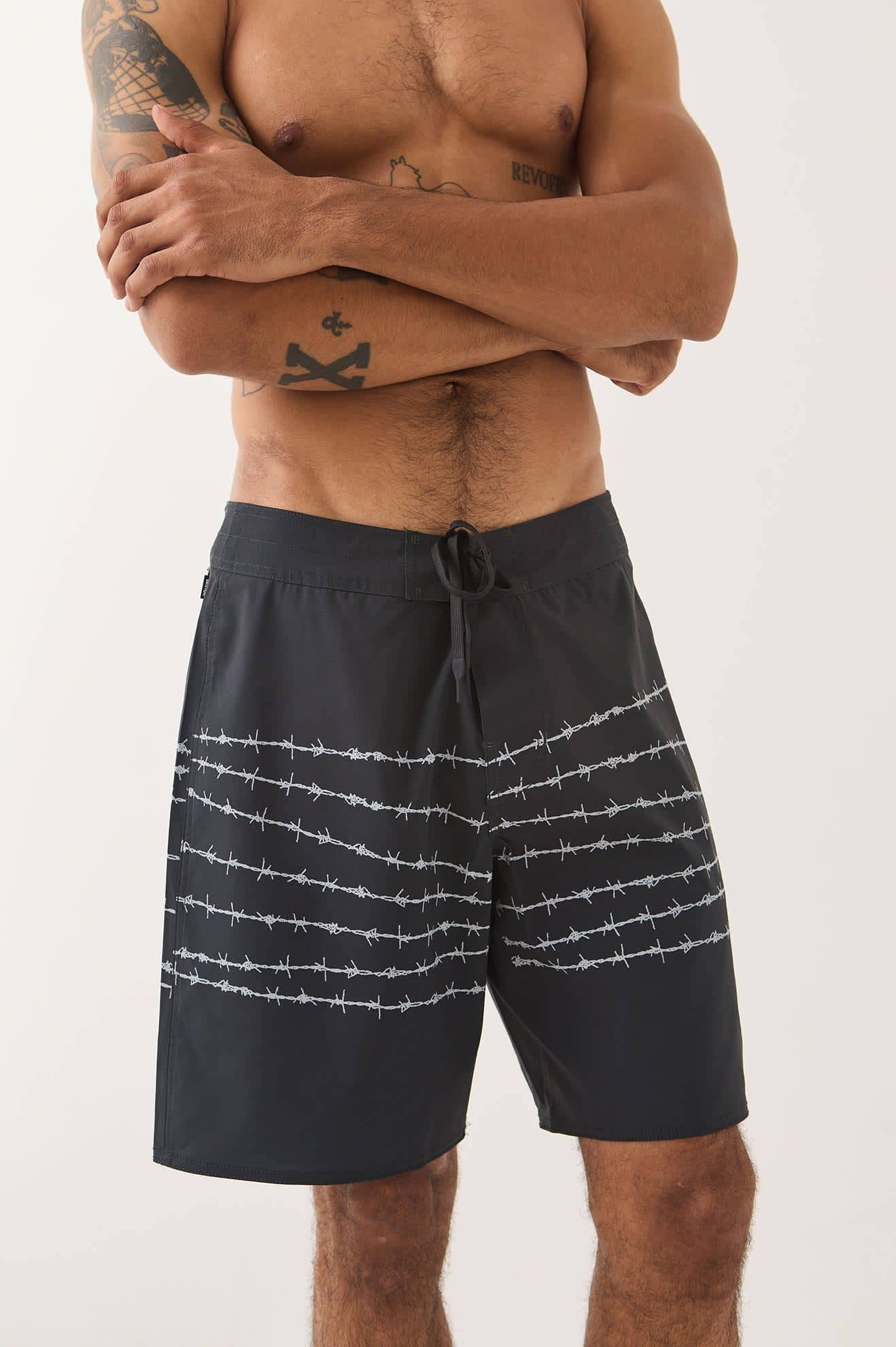 Blitz Boardshort 19" - Black/Barb Wire