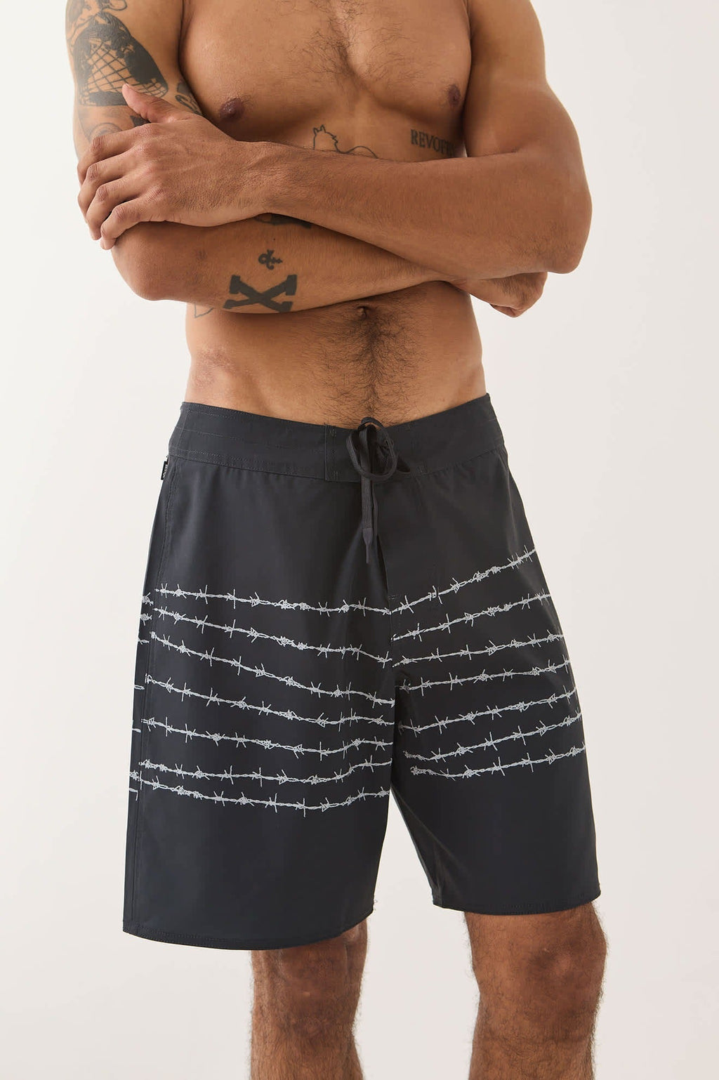 Blitz Boardshort 19" - Black/Barb Wire