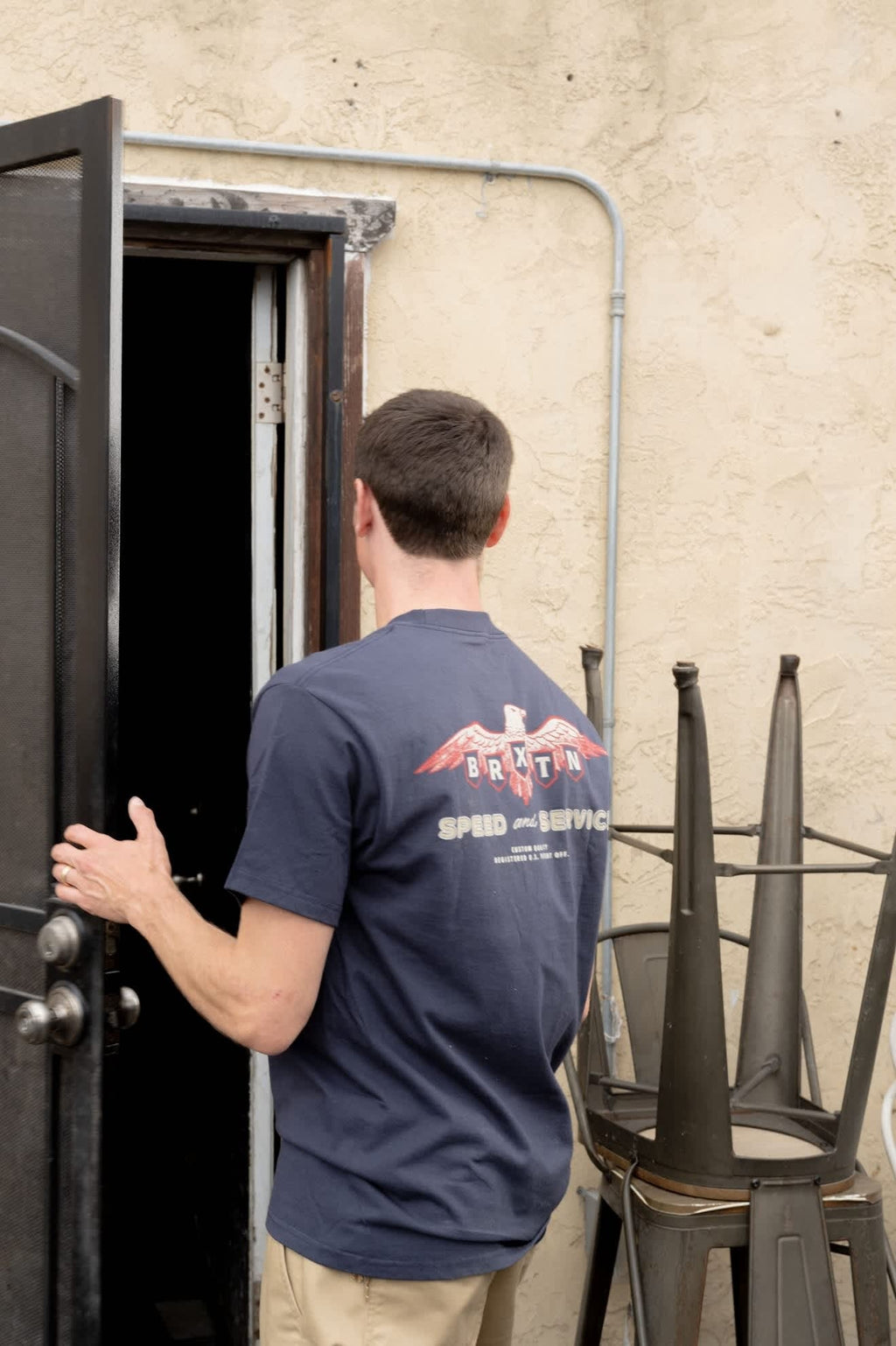 Eagle Speed Shop Short Sleeve Standard T-Shirt - Navy