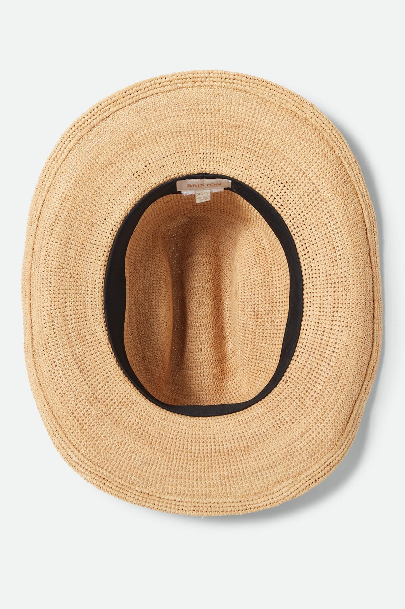 Odessa Straw Packable Cowboy Hat - Tan/Sunrise Blue