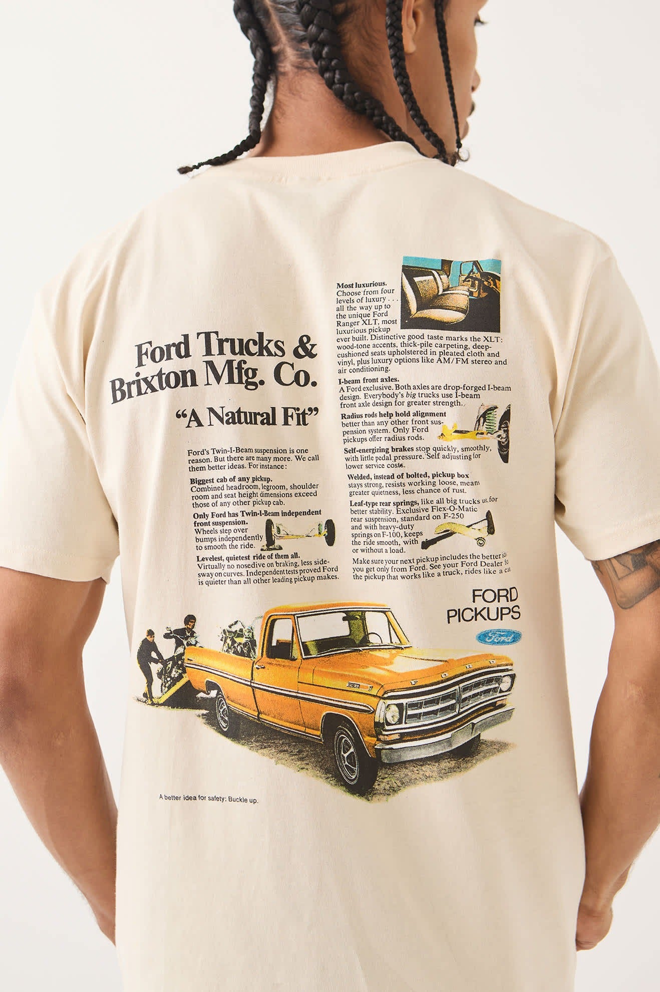 Ford 71 Pickup T-Shirt - Wimbledon White