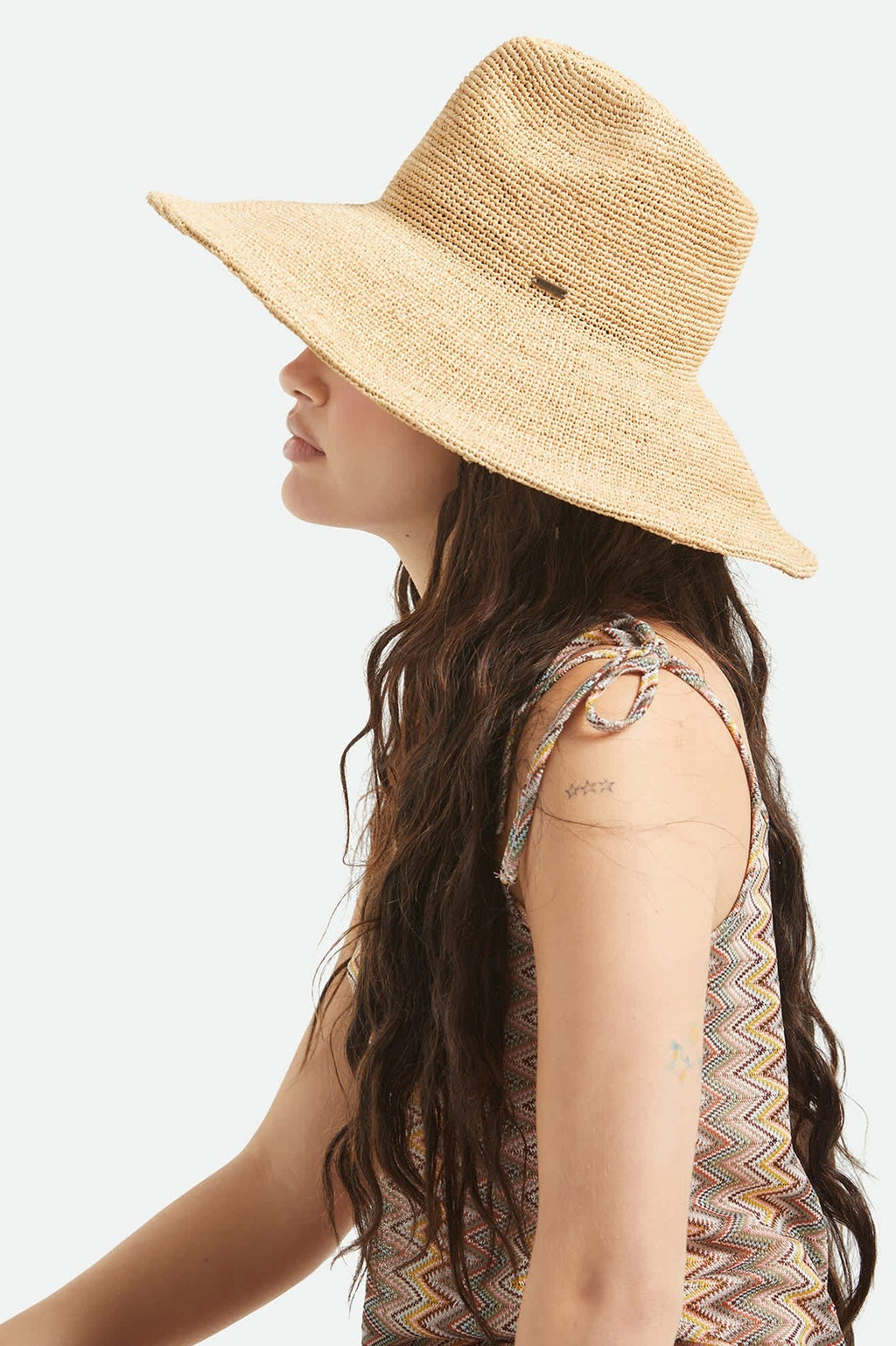 Helena Straw Sun Hat - Tan