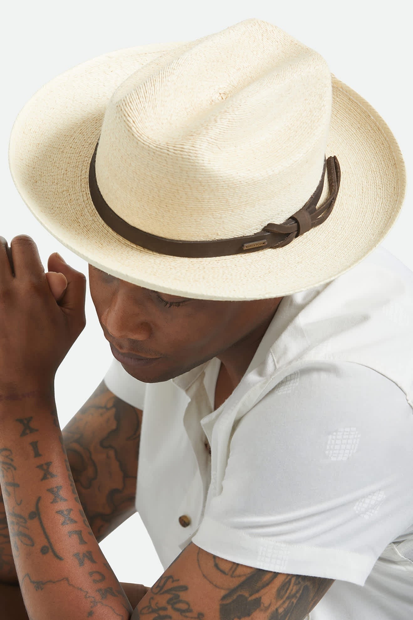 Hitch Straw Ranch Fedora - Bone