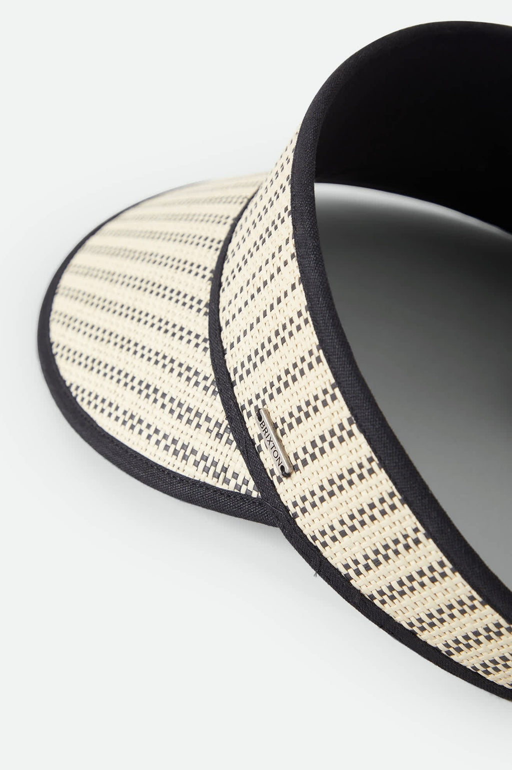 Newport Straw Visor - Black/Natural