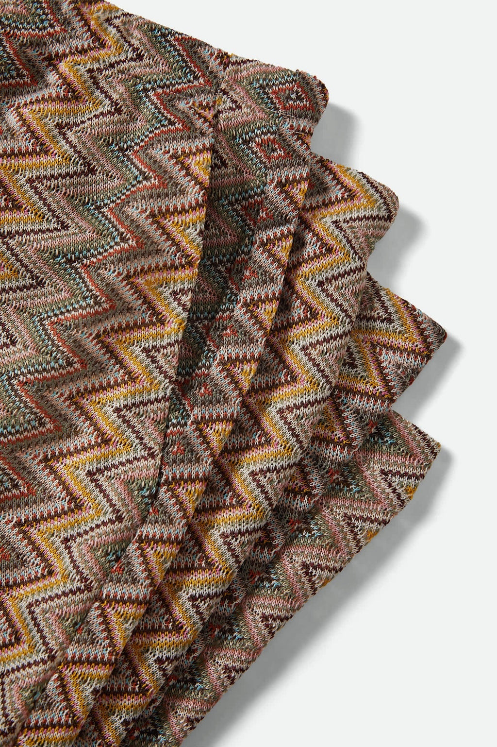 The Cabana Mesh Lounge Pant - Multi Color Zigzag