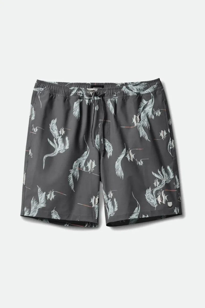 7 voyage shorts charcoal seafoam