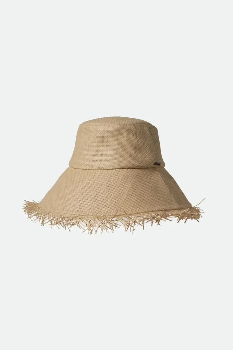 alice packable bucket hat natural