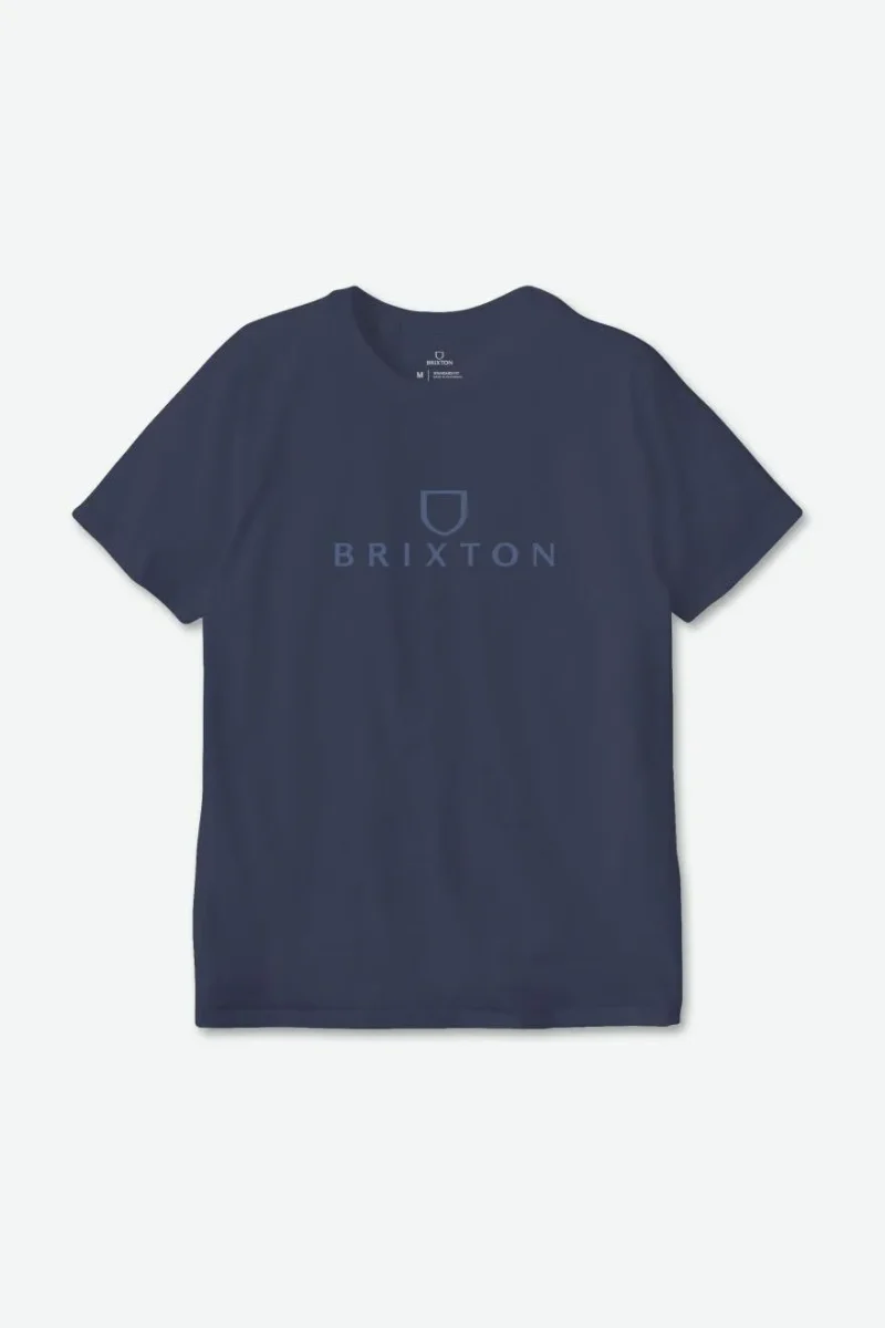 alpha thread washed navy blue standard tee