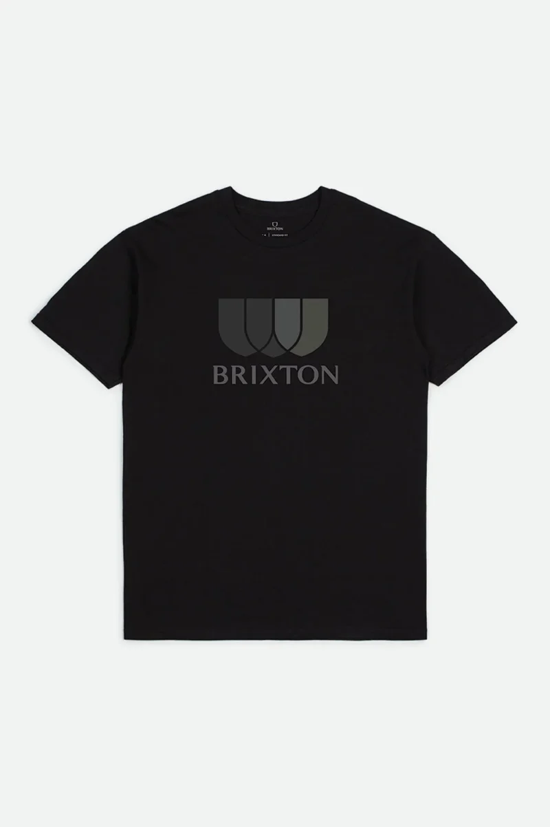 alton black solid stainless steel standard tee