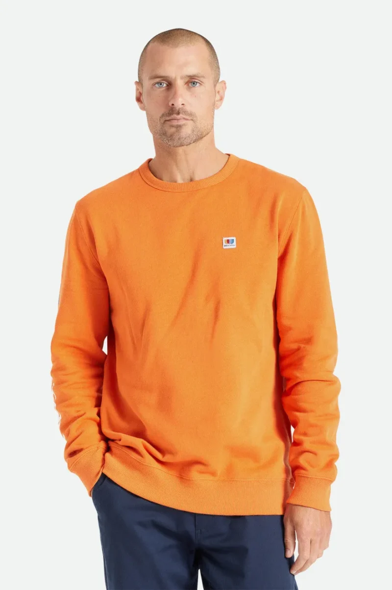 alton crew sweatshirt burnt orange