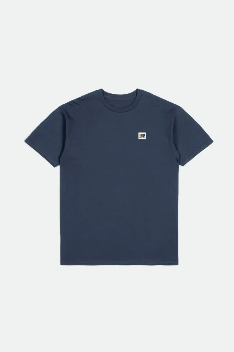 alton washed navy standard short sleeve tee