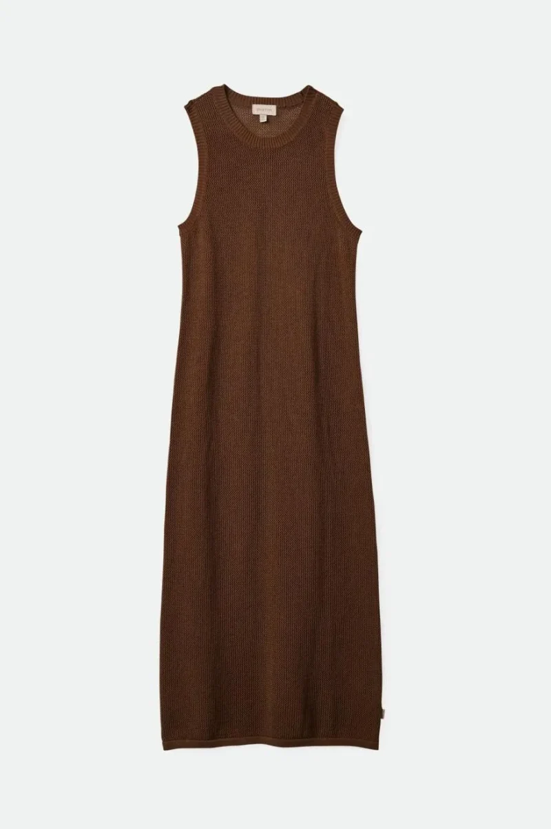 aruba dark earth maxi dress