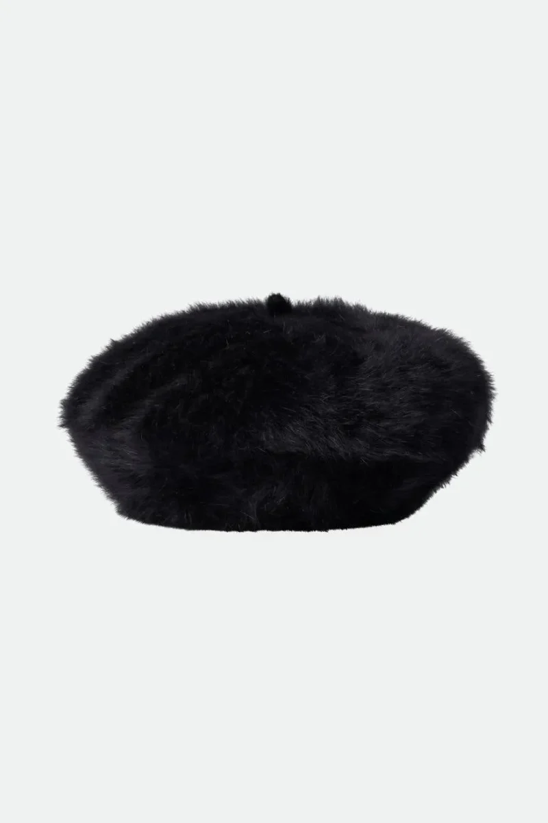 audrey ii fuzzy black beret