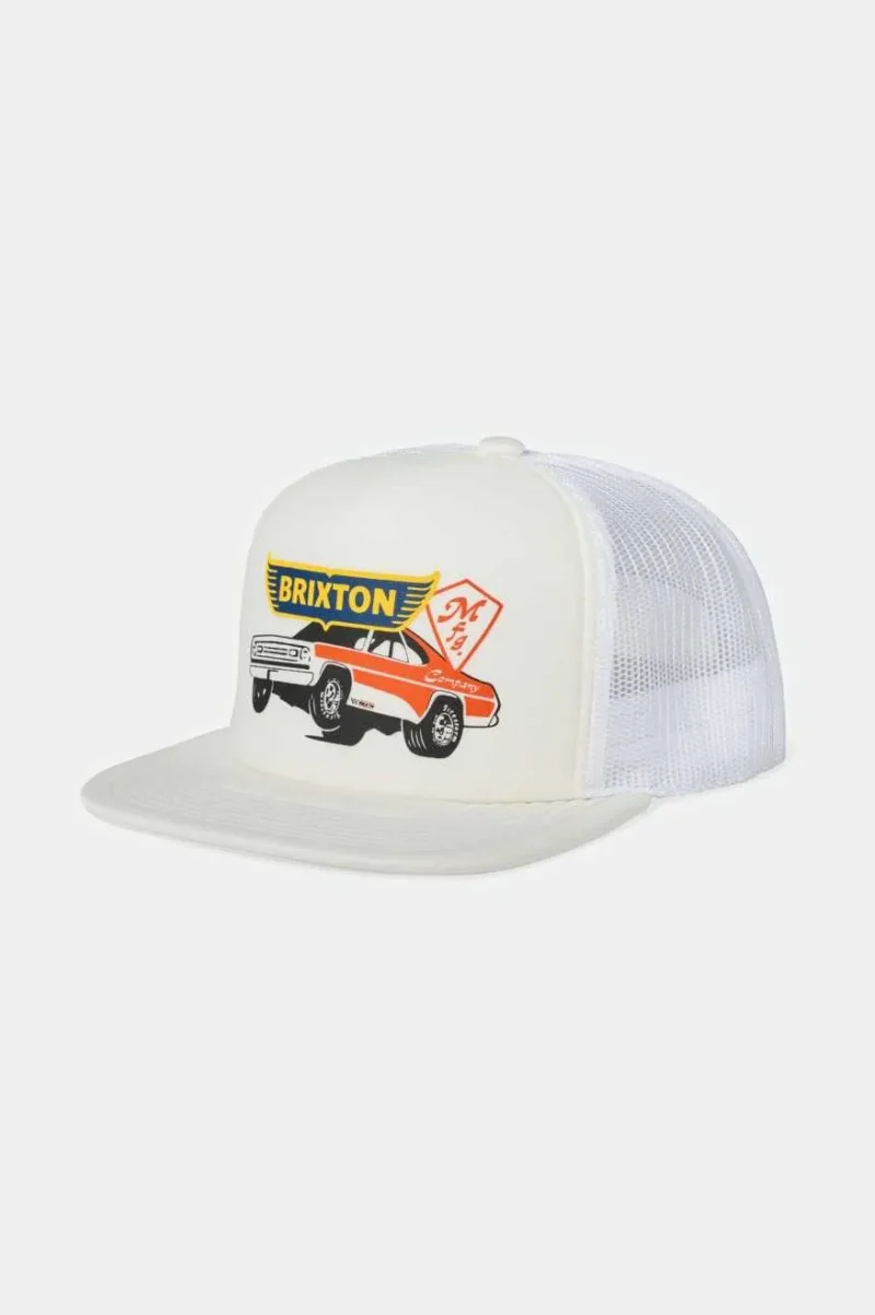 barona foam netplus trucker hat off white