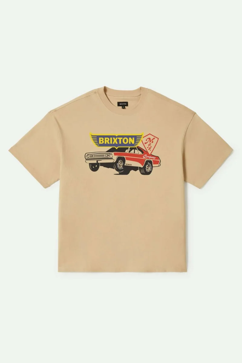 barona heavyweight classic cream t shirt