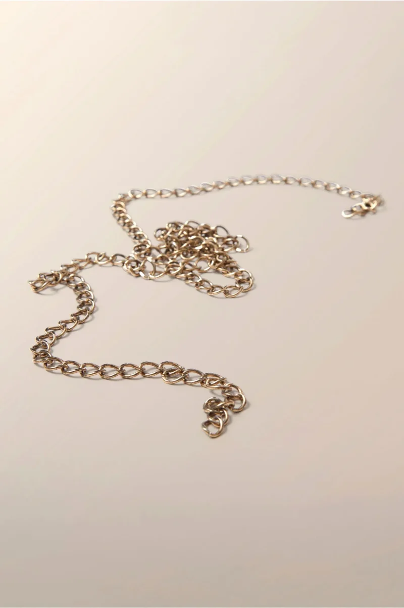 becket quill curb chain necklace