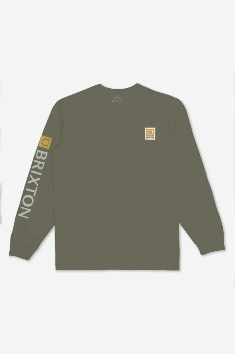 beta ii long sleeve tee olive surplus mineral grey dye