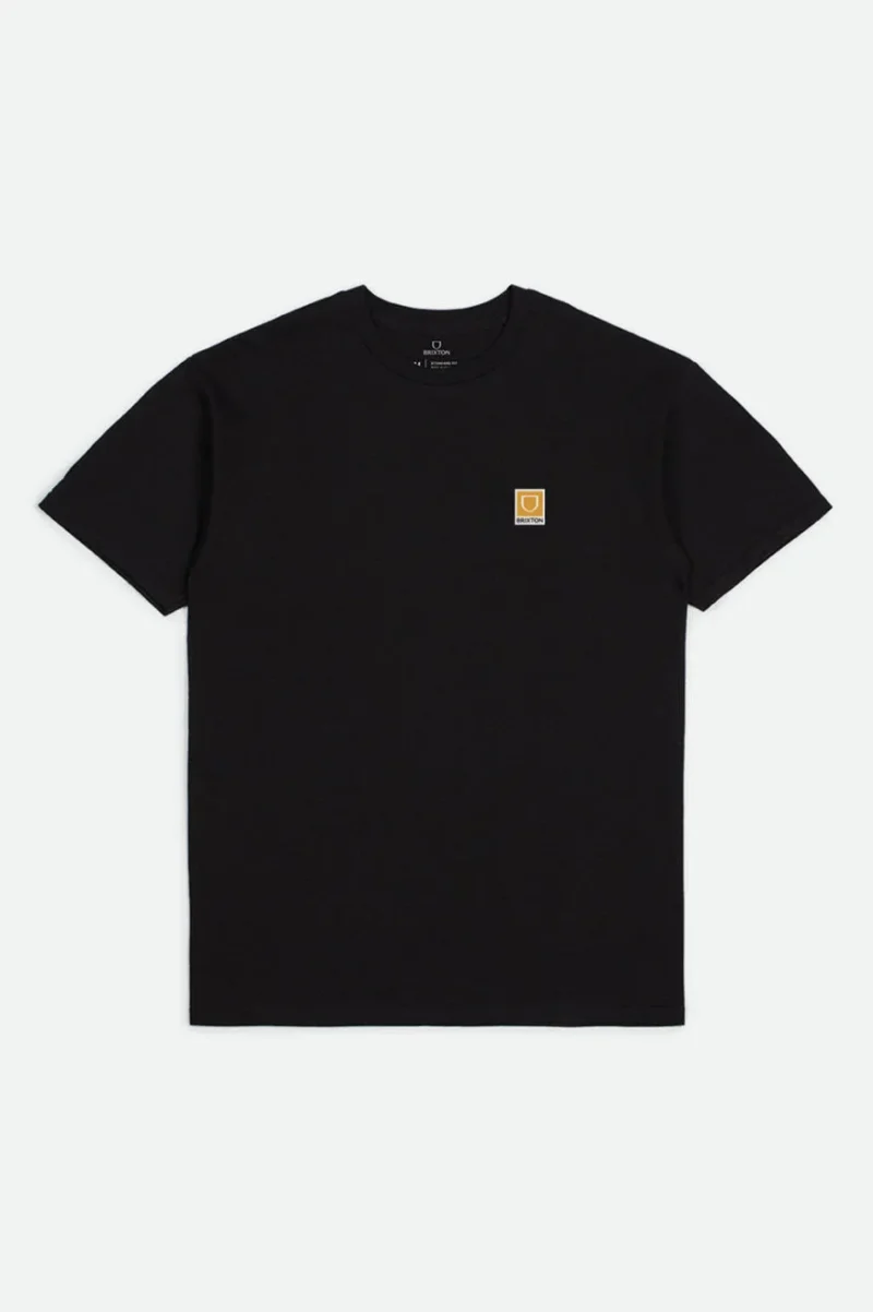 beta s s tailored black tee